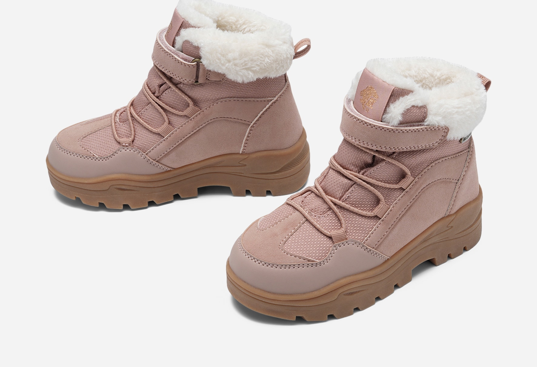 LEJON, Varmfodrade kängor waterproof Rosa